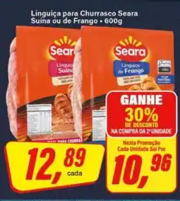 Rede Supermarket Linguiça para Churrasco Seara Suína ou de Frango oferta