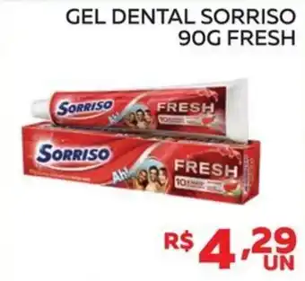 Lider Atacadista Gel dental sorriso fresh oferta