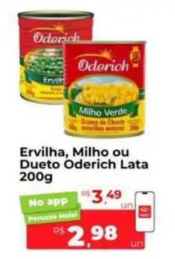 Peruzzo Ervilha, Milho ou Dueto Oderich Lata oferta