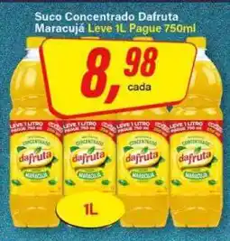Rede Supermarket Suco Concentrado Dafruta Maracujá oferta