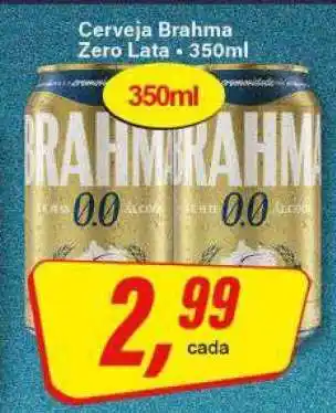 Rede Supermarket Cerveja Brahma Zero Lata oferta