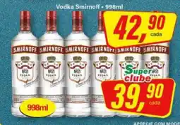 Rede Supermarket Vodka Smirnoff oferta