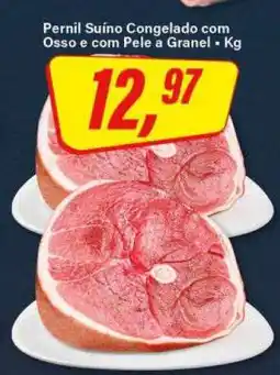 Rede Supermarket Pernil Suíno Congelado com Osso e com Pele a Granel oferta