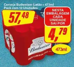 Rede Supermarket Cerveja Budweiser Latão oferta