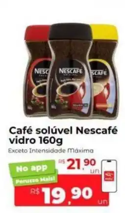 Peruzzo Café solúvel Nescafé vidro 160g oferta