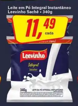 Rede Supermarket Leite em Pó Integral Instantâneo Leevinho Sachê oferta