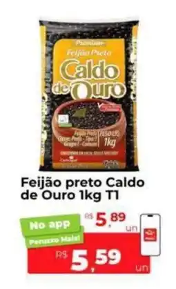 Peruzzo Feijão preto caldo de ouro 1kg t1 oferta