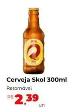 Peruzzo Cerveja Skol 300ml oferta