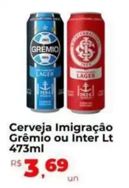 Peruzzo Cerveja Imigração Grêmio ou Inter Lt oferta