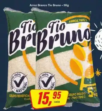 Rede Supermarket Arroz Branco Tio Bruno oferta