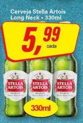 Rede Supermarket Cerveja Stella Artois Long Neck - 330ml oferta