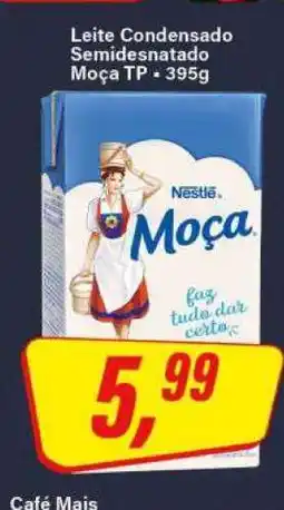 Rede Supermarket Leite Condensado Semidesnatado Moça TP oferta
