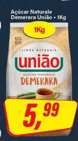 Rede Supermarket Açúcar Naturale Demerara União - 1Kg oferta