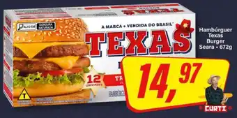 Rede Supermarket Hambúrguer Texas Burger Seara oferta