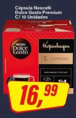 Rede Supermarket Cápsula Nescafé Dolce Gusto Premium C/ 10 Unidades oferta