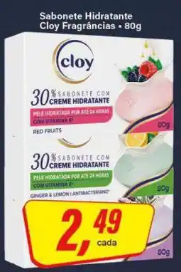 Rede Supermarket Sabonete Hidratante Cloy Fragrâncias oferta