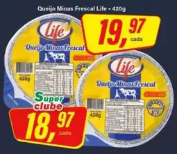 Rede Supermarket Queijo Minas Frescal Life oferta