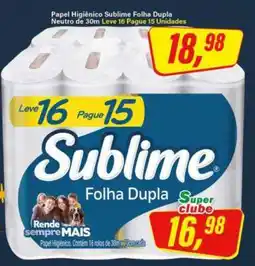 Rede Supermarket Papel Higiênico Sublime Folha Dupla oferta