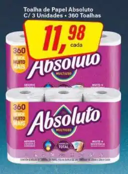 Rede Supermarket Toalha de Papel Absoluto oferta