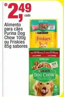 Frangolândia Alimento para cães Purina Dog Chow ou Friskies sabores oferta