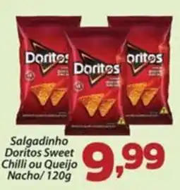 Confiança Supermercados Salgadinho Doritos Sweet Chilli ou Queijo Nacho oferta