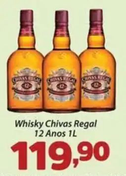 Confiança Supermercados Whisky Chivas Regal 12 Anos oferta