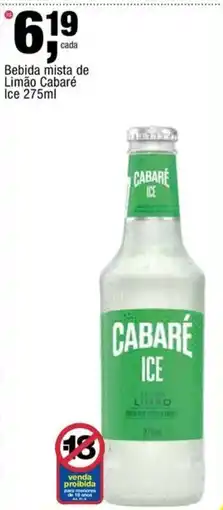 Frangolândia Bebida mista de Limão Cabaré Ice oferta