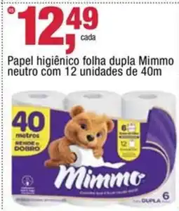 Frangolândia Papel higiênico folha dupla Mimmo oferta