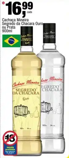 Frangolândia Cachaca Mireira Segredo da Chacara Ouro ou Prata oferta