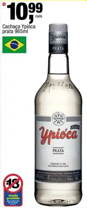 Frangolândia Cachaca ypioca prata oferta