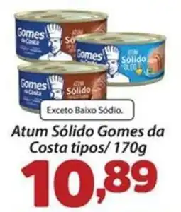 Confiança Supermercados Atum Sólido Gomes da Costa tipos oferta