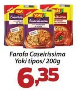 Confiança Supermercados Farofa caseirissima yoki tipos oferta
