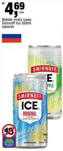 Frangolândia Bebida mista russa smirnoff ice sabores oferta