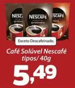 Confiança Supermercados Café Solúvel Nescafé tipos oferta