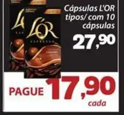 Confiança Supermercados Cápsulas l'or tipos oferta