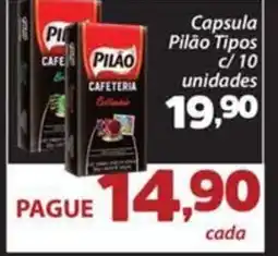 Confiança Supermercados Capsula pilão tipos oferta