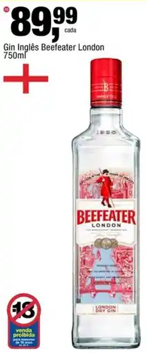 Frangolândia Gin Inglês Beefeater London oferta