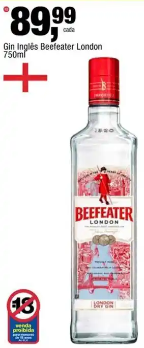Frangolândia Gin Inglês Beefeater London oferta