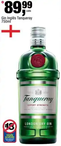 Frangolândia Gin Inglês Tanqueray oferta