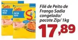 Confiança Supermercados Filé de peito de frango sadia oferta