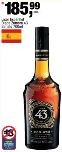 Frangolândia Licor espanhol diego zamora 43 baristo oferta