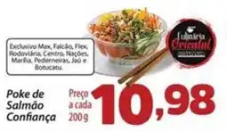 Confiança Supermercados Poke de Salmão Confiança oferta