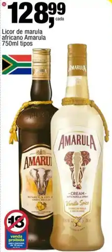 Frangolândia Licor de marula africano Amarula oferta