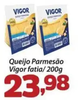 Confiança Supermercados Queijo Parmesão Vigor fatia oferta