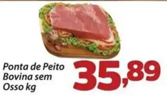 Confiança Supermercados Ponta de Peito Bovina sem Osso oferta