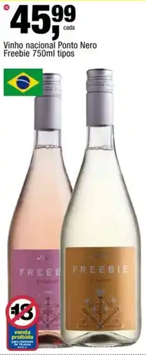 Frangolândia vinho nacional ponto nero freebie 750ml tipos oferta