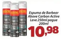 Confiança Supermercados Espuma de Barbear Above Carbon Active oferta