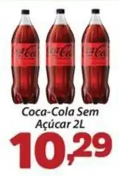 Confiança Supermercados Coca-Cola sem açúcar oferta