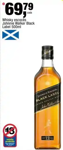 Frangolândia Whisky escocês johnnie walker black label oferta
