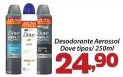 Confiança Supermercados Desodorante Aerossol Dove tipos oferta